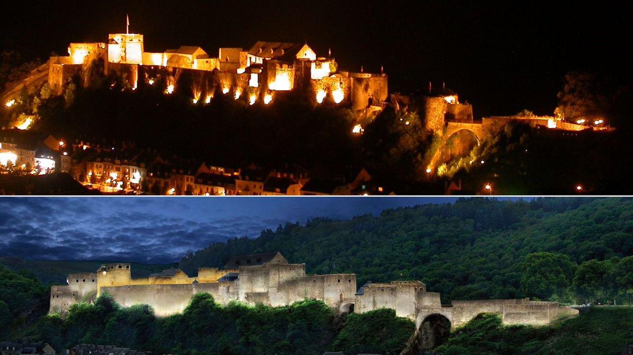 Vues du château de Bouillon (Semois Ardennes)